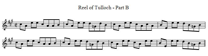 Reel of Tulloch - Part B